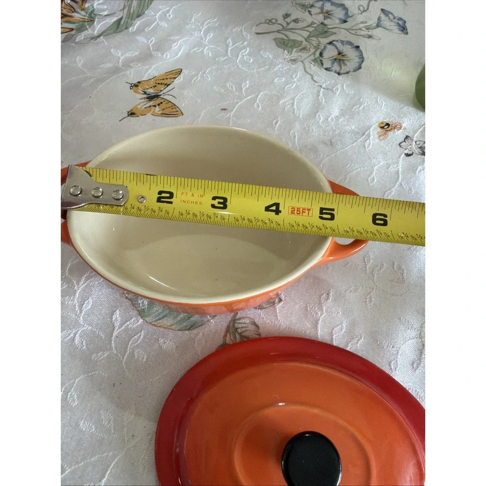 Swiss Pro‎ Quality Cookware Dutch Oven Mini Cocotte Orange Umbre